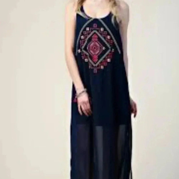 Kori America Embroidered Tribal Maxi - Picture 2 of 5